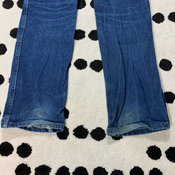 Wrangler Jeans Cowboy Cut Bootcut Mens 28x34 Blue Denim 936PWD Western Rodeo - Picture 3 of 14